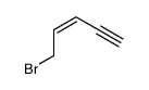 5-bromopent-3-en-1-yne Structure