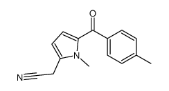 2-[1-methyl-5-(4-methylbenzoyl)pyrrol-2-yl]acetonitrile Structure