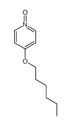 Pyridine, 4-(hexyloxy)-, 1-oxide (8CI,9CI) Structure