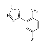 4-bromo-2-(1H-tetrazol-5-yl)aniline Structure