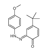 4-tert-butyl-6-[(4-methoxyphenyl)hydrazinylidene]cyclohexa-2,4-dien-1-one Structure