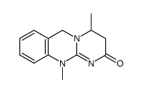 4,11-dimethyl-3,4,6,11-tetrahydro-pyrimido[2,1-b]quinazolin-2-one Structure