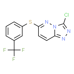 3-CHLORO-6-([3-(TRIFLUOROMETHYL)PHENYL]SULFANYL)[1,2,4]TRIAZOLO[4,3-B]PYRIDAZINE picture