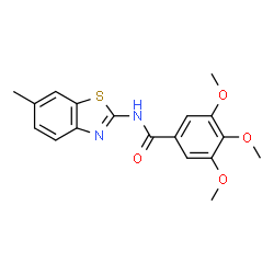 (E)-3,4,5-trimethoxy-N-(6-methylbenzo[d]thiazol-2(3H)-ylidene)benzamide picture