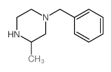 1-Benzyl-3-methylpiperazine Structure