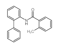 Benzamide,N-[1,1'-biphenyl]-2-yl-2-methyl-结构式