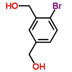 (4-Bromo-1,3-phenylene)dimethanol Structure