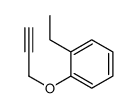 Benzene, 1-ethyl-2-(2-propynyloxy)- (9CI) structure