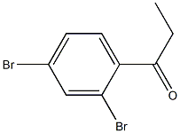 1-(2,4-DIBROMOPHENYL)PROPAN-1-ONE结构式