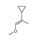 [(E)-1-methoxyprop-1-en-2-yl]cyclopropane Structure