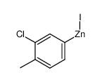 3-CHLORO-4-METHYLPHENYLZINC IODIDE 0.5& structure