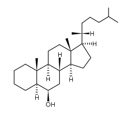 5α-cholestan-6β-ol Structure