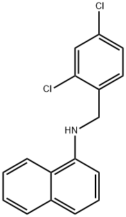 N-(2,4-Dichlorobenzyl)-1-naphthalenamine结构式