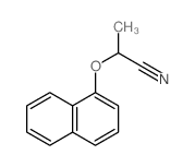 2-naphthalen-1-yloxypropanenitrile结构式