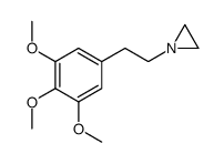 N-(3,4,5-trimethoxyphenylethyl)aziridine结构式