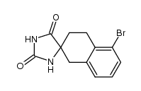 5'-bromo-3',4'-dihydro-1'H-spiro[imidazolidine-4,2'-naphthalene]-2,5-dione Structure