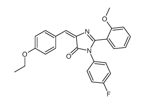 4H-Imidazol-4-one,5-[(4-ethoxyphenyl)methylene]-3-(4-fluorophenyl)-3,5-dihydro-2-(2-methoxyphenyl)- picture