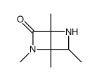2,5-Diazabicyclo[2.2.0]hexan-3-one,1,2,4,6-tetramethyl-(9CI)结构式