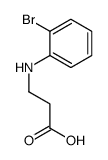 3-[(2-bromophenyl)amino]propanoic acid Structure