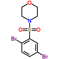 4-[(2,5-Dibromophenyl)sulfonyl]morpholine structure