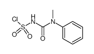 N-methyl-N-phenyl-N'-chlorosulfonyl urea结构式