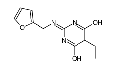 5-ethyl-2-(furan-2-ylmethylamino)-1H-pyrimidine-4,6-dione结构式