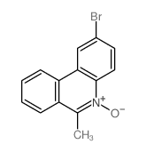 Phenanthridine,2-bromo-6-methyl-, 5-oxide Structure