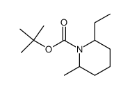 N-Boc-2-ethyl-6-methylpiperidine结构式