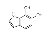 1H-indole-6,7-diol结构式