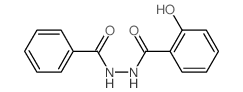 N-benzoyl-2-hydroxy-benzohydrazide Structure