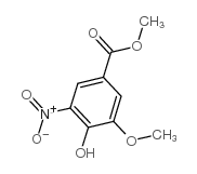 4-羟基-3-甲氧基-5-硝基苯羧酸甲酯图片