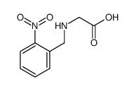 2-((2-Nitrobenzyl)amino)acetic acid Structure