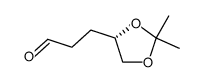 (4S)-4,5-(isopropylidenedioxy)-1-pentanal Structure