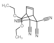 7,7-diethoxybicyclo[2.2.1]hept-2-ene-5,5,6,6-tetracarbonitrile structure