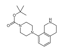 tert-butyl 4-(1,2,3,4-tetrahydroisoquinolin-8-yl)piperazine-1-carboxylate Structure