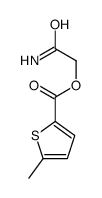 2-Amino-2-oxoethyl 5-methyl-2-thiophenecarboxylate Structure