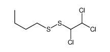 1-(1,2,2-trichloroethyldisulfanyl)butane结构式