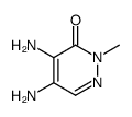 4,5-diamino-2-methylpyridazin-3-one Structure