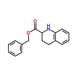 Benzyl 1,2,3,4-tetrahydro-2-quinolinecarboxylate Structure