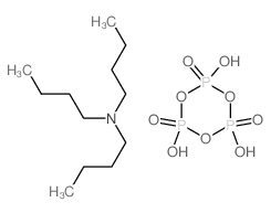N,N-dibutylbutan-1-amine,2,4,6-trihydroxy-1,3,5,2λ5,4λ5,6λ5-trioxatriphosphinane 2,4,6-trioxide Structure