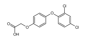 2-[4-(2,4-dichlorophenoxy)phenoxy]acetic acid结构式