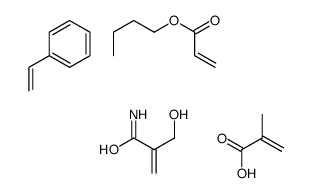 BUTYLACRYLATE-STYRENE-METHYLOLACRYLAMIDE-METHACRYLICACID structure