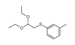 m-tolylsulfanyl-acetaldehyde diethylacetal Structure