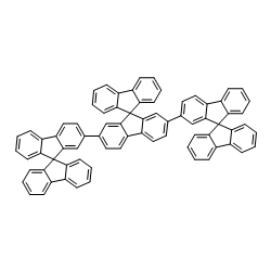 TSBF , 2,7-Bis(9,9'-spirobifluoren-2-yl)-9,9'-spirobifluorene structure