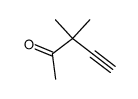 4-Pentyn-2-one, 3,3-dimethyl- (9CI)结构式