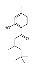 1-(2-hydroxy-4-methylphenyl)-3,5,5-trimethylhexan-1-one结构式