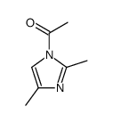 1-Acetyl-2,4-dimethylimidazole Structure