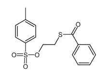 S-[2-(4-methylphenyl)sulfonyloxyethyl] benzenecarbothioate Structure
