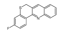 3-fluoro-6H-thiochromeno[4,3-b]quinoline Structure