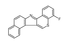 4-fluorobenzo[e]thiochromeno[4,3-b]indole Structure